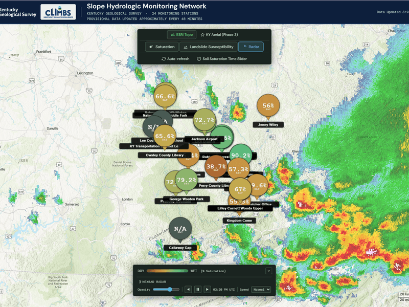 Preview of Slope Hydrologic Monitoring Network