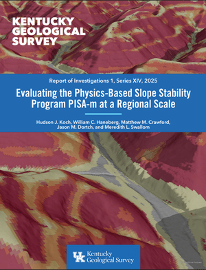 Cover for Evaluating the Physics-Based Slope Stability Program PISA-m at a Regional Scale
