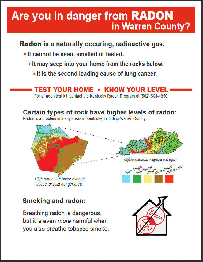 UK BREATHE Radon Infographics by County — page 1 thumbnail