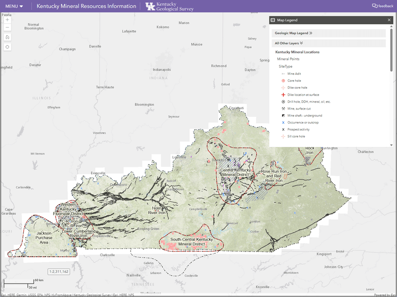 Preview of Kentucky Mineral Resources Information