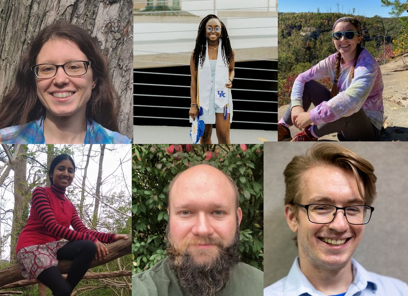 2022 Potter Interns. Top Row, Left to Right: Alexandra Arimes, Alexandria Thomas, Ellie Stevens. 
Bottom Row, Left to Right: Dilni Abeyrathne, Russell Rogers, Zachary Walton