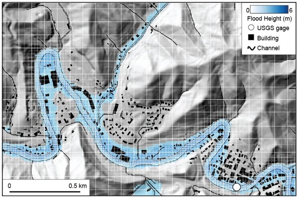 Flood Modeling visualization