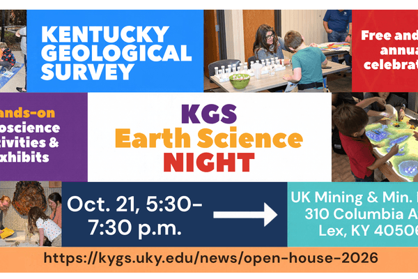 2026 Kentucky Geological Survey Geoscience Open House