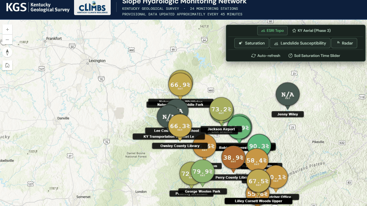 KET Kentucky Edition segment - Slope Hydrologic Monitoring Network